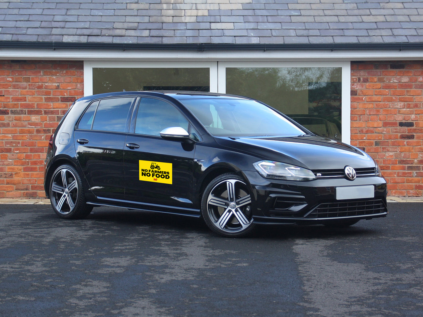 No Farmers No Food - Vehicle Decals Magentic Instant Application (Set of 2)