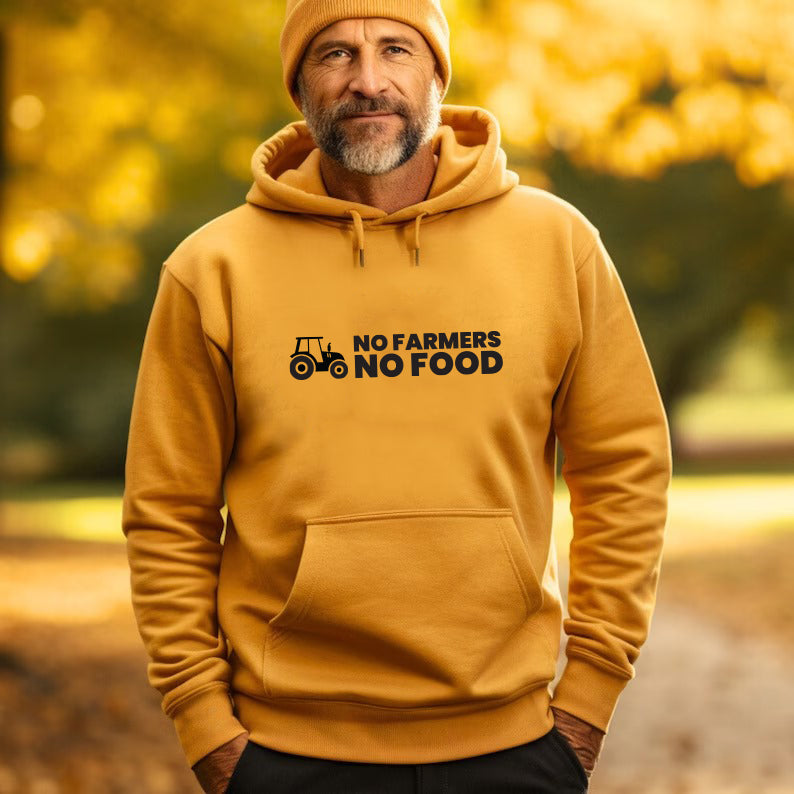 No Farmers No Food Hooded Sweatshirt